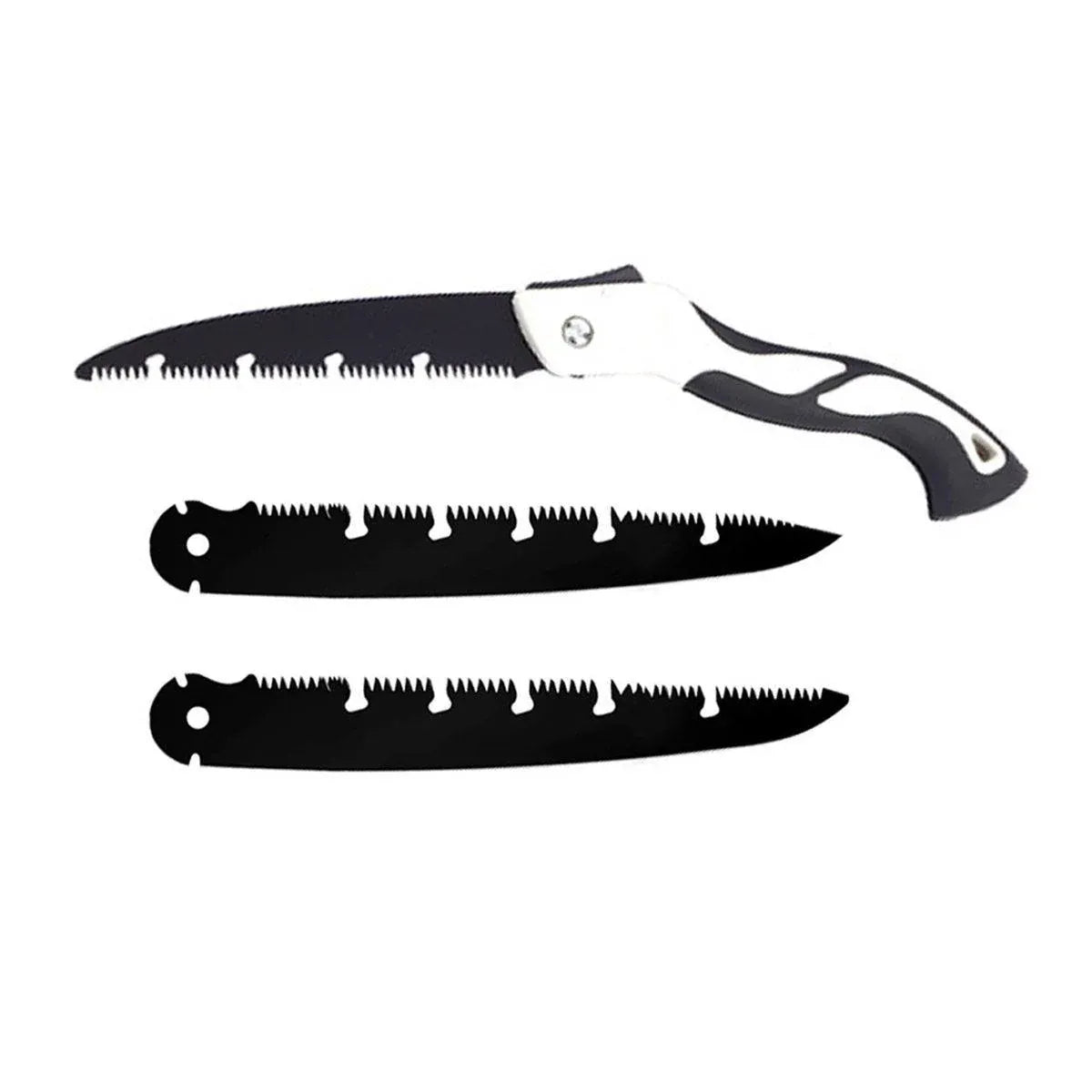 Folding Outdoor Hand Saw Portable Quick Cutting Pruning Garden Tree Logging Tool - 350mm